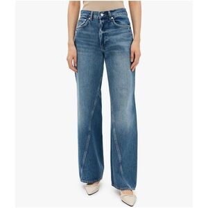 Anine Bing Brie Jeans in Aegean Blue color (26)